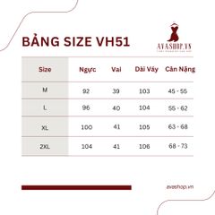 Đầm Hè Trung Niên Khí Chất Sang Trọng VH51