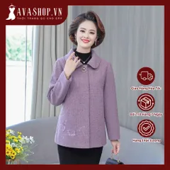 Áo Khoác Dạ Nữ Ngắn Phong Cách Phương Tây AD41