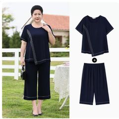 Bộ Đồ Trung Niên Lịch Sự Cho Mẹ Béo AB51