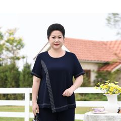 Bộ Đồ Trung Niên Lịch Sự Cho Mẹ Béo AB51