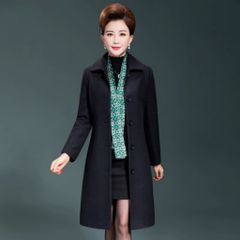 Áo Khoác Dạ Trung Niên Dáng Dài Thời Trang AD72