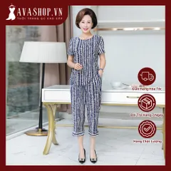 Bộ Đồ Mặc Nhà Cho Mẹ Mềm Mát AB33