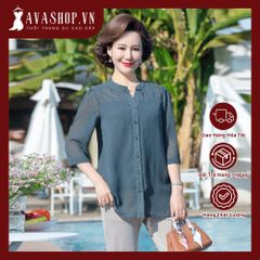 Áo Sơ Mi Cho Mẹ Giản Dị Mềm Đẹp SM17