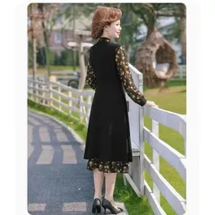 (THANH LÝ) Đầm Trung Niên Hoa Lịch Sự VH19