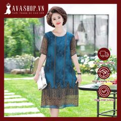 Đầm Voan Hoa Mềm Mát Cho Mẹ VH66
