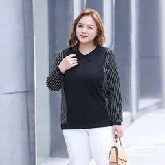 Áo Thun Dài Tay Lịch Sự Cho Mẹ Béo SM03