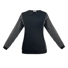 Áo Thun Dài Tay Lịch Sự Cho Mẹ Béo SM03