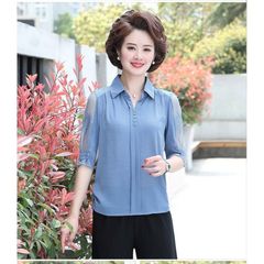 Bộ Đồ Trung Niên Tay Lỡ Phối Ren Sang Trọng AB12