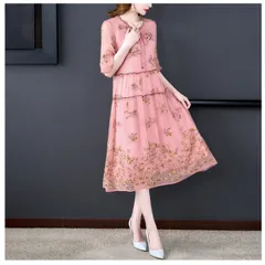 Đầm Thêu Hoa Dự Tiệc Sang Trọng VH95