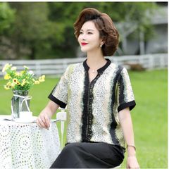 (THANH LÝ) Áo Sơ Mi Trung Niên Sang Trọng Cho Mẹ SM12