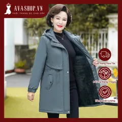 (THANH LÝ LẺ SIZE) Áo Khoác Cotton Lót Lông Dày Ấm Lịch Sự Phong Cách Hàn Quốc AK12