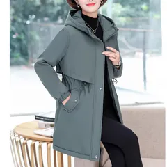 (THANH LÝ LẺ SIZE) Áo Khoác Cotton Lót Lông Dày Ấm Lịch Sự Phong Cách Hàn Quốc AK12