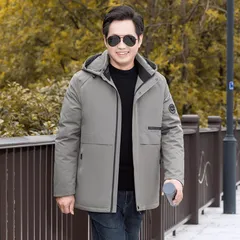 (THANH LÝ LẺ SIZE) Áo Khoác Cotton Dày Ấm Có Mũ Cho Nam AK14