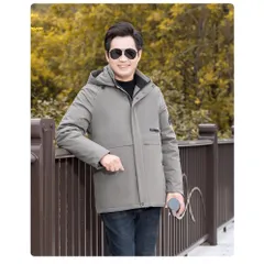 (THANH LÝ LẺ SIZE) Áo Khoác Cotton Dày Ấm Có Mũ Cho Nam AK14