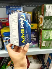 Viên giảm đau và hỗ trợ ngủ ngon Advil PM 200mg 200 Coated Caplets