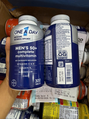 One A Day cho nam trên 50 One A Day Men’s 50+ Multivitamin 300 viên (Mẫu mới)