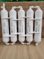 Combo 5 Lõi Lọc Chức Năng AQUA 56789 - GAC-T33, Post Carbon, Maifan, Mineral, Nano Silver - Thay Thế Máy Lọc Nước RO Chính Hãng