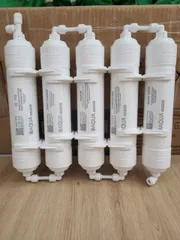 Combo 5 Lõi Lọc Chức Năng AQUA 56789 - GAC-T33, Post Carbon, Maifan, Mineral, Nano Silver - Thay Thế Máy Lọc Nước RO Chính Hãng