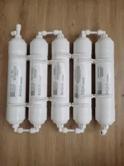 Combo 5 Lõi Lọc Chức Năng AQUA 56789 - GAC-T33, Post Carbon, Maifan, Mineral, Nano Silver - Thay Thế Máy Lọc Nước RO Chính Hãng