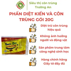 Phấn diệt kiến và côn trùng sinh học sản phẩm TRUNG TÂM CÔNG NGHỆ SINH HỌC gói 20g
