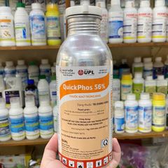 Thuốc xông mọt nông sản QUICKPHOS 56% tiêu diệt mọt gạo, lúa, thóc xuất xứ Ấn Độ chai 334 viên 3g