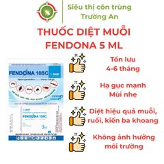 Thuốc diệt muỗi FENDONA diệt muỗi hiệu quả tồn lưu lâu hàng BASF (Đức) gói 5ml