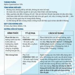 Thuốc diệt muỗi FENDONA diệt muỗi hiệu quả tồn lưu lâu hàng BASF (Đức) chai 500ml