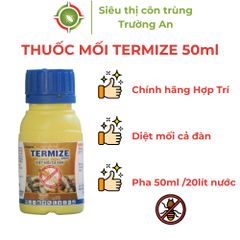 Thuốc diệt mối TERMIZE không mùi diệt cả đàn tiết kiệm chi phí hàng Hợp Trí chính hãng chai 50ml