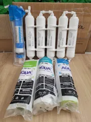 Bộ 9 Lõi Lọc AQUA Chất Lượng Cao cho Máy Lọc Nước RO - Thay Thế và Đảm Bảo Nguồn Nước Tinh Khiết Uống Trực Tiếp
