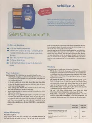 Chất khử trùng diệt khuẩn CLORAMIN B vệ sinh nhà cửa phòng chống dịch bệnh không ăn mòn bề mặt khi phun, túi 1kg, nhập khẩu từTiệp Khắc 769383