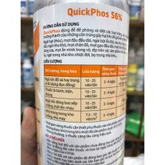 Thuốc xông mọt nông sản Quickphos 56%, diệt tất cả sâu mọt nông sản, dạng viên nhỏ 0.6 g, chai 1kg, gồm 1.667 viên 769387