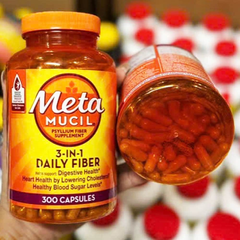 Viên uống bổ sung chất xơ Metamucil 3 in 1 Fiber 300v