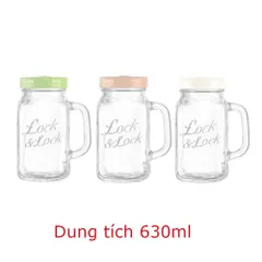 Cốc Thủy Tinh LocknLock LLG002-630ml - Giao Màu Ngẫu Nhiên