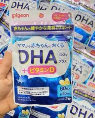 Viên Uống DHA Pigeon Cho Bà Bầu Nhật Bản Chính Hãng | Bổ Sung DHA Hỗ Trợ Phát Triển Não Bộ & Thị Giác Thai Nhi