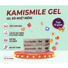 Gel Bôi Nhiệt Miệng Kamismile Gel- Tuyp 10 Gram