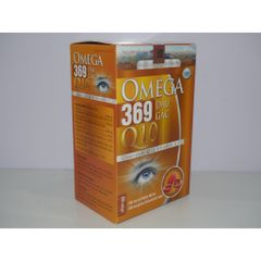 Thực Phẩm Hỗ Trợ Omega 369 Q10 Dầu Gấc Giúp Bổ Mắt Não- Mắt- Tim- Hộp 60 Viên Nang Mềm