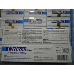 Viên uống Bổ Não CIRITTON- Hộp 30 Viên