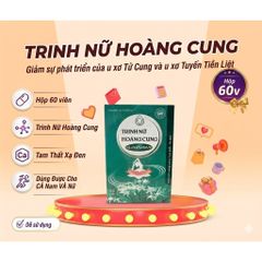 Trinh Nữ Hoàng Cung Hỗ Trợ Giảm U Xơ Tử Cung và U Xơ Tuyến Tiền Liệt- Hộp 60 Viên