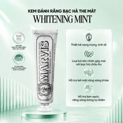 Kem Đánh Răng Marvis – kem đánh răng giúp hơi thở thơm mát, hỗ trợ trắng răng, sạch miệng, ngừa mảng bám