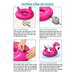 Phao Bơi Trẻ Em Hình Thú Dễ Thương, Phao Bơi Trẻ Em Chống Lật Xỏ Chân An Toàn