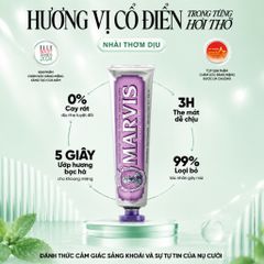 Kem Đánh Răng Marvis – kem đánh răng giúp hơi thở thơm mát, hỗ trợ trắng răng, sạch miệng, ngừa mảng bám