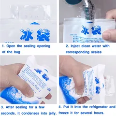 Set 10 Túi Nước Đá Gel Khô Tái Sử Dụng | Giữ Lạnh Thực Phẩm, Đồ Uống, Đá Nén Đau Pulue 2026