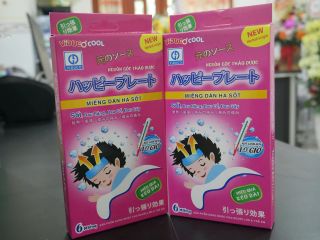 Miếng Dán Hạ Sốt VIDUGO COOL- Hộp 6 Miếng