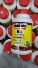 Viên ngậm Vitamin B12 Hương vị Cherry Kirkland Signature B12 5000 mcg - 300 viên - Hỗ Trợ Năng Lượng/Sức Khỏe Tinh Thần- Giảm Stress - S/P Chuẩn Mỹ