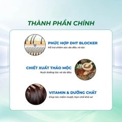 Dầu Gội DHT Blocker 120ml Hỗ Trợ Chăm Sóc Tóc Yếu, Làm Sạch Da Đầu, Giúp Tóc Mềm Mượt Và Chắc Khỏe