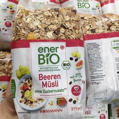 Yến mạch mix trái cây hữu cơ EnerBio Đức 375g