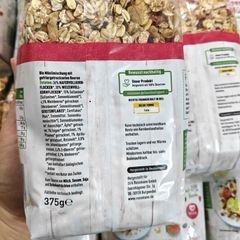 Yến mạch mix trái cây hữu cơ EnerBio Đức 375g