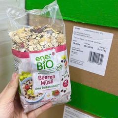 Yến mạch mix trái cây hữu cơ EnerBio Đức 375g