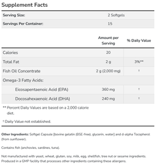 Viên Uống Dầu Cá Omega 3 NOW Hỗ Trợ Sức Khỏe Tim Mạch Cải Thiện Não Bộ Thị Lực Xương Khớp - YoungFit