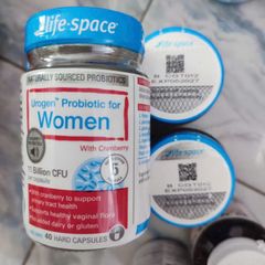 Men Vi Sinh Life•Space Urogen™ Probiotic for Women with Cranberry 40 viên - S/P Chuẩn Úc